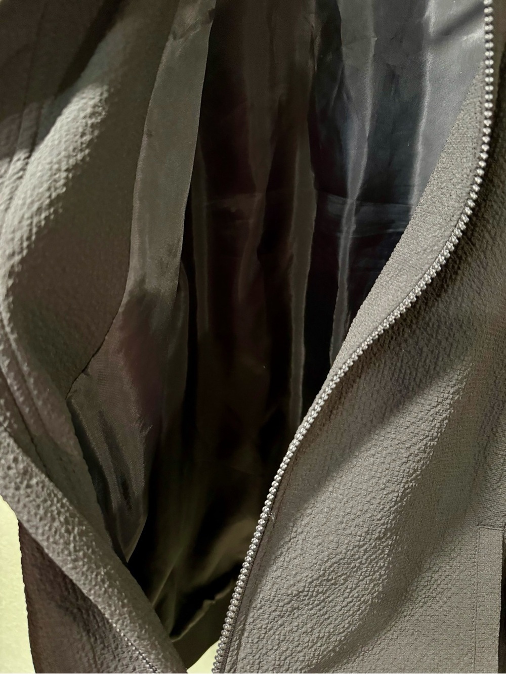 Alfani Men's Black Textured Bomber Jacket size M - Picture 5 of 6